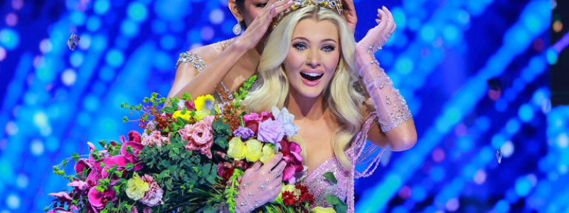 Miss Denmark has been crowned the winner of Miss Universe for the first time...